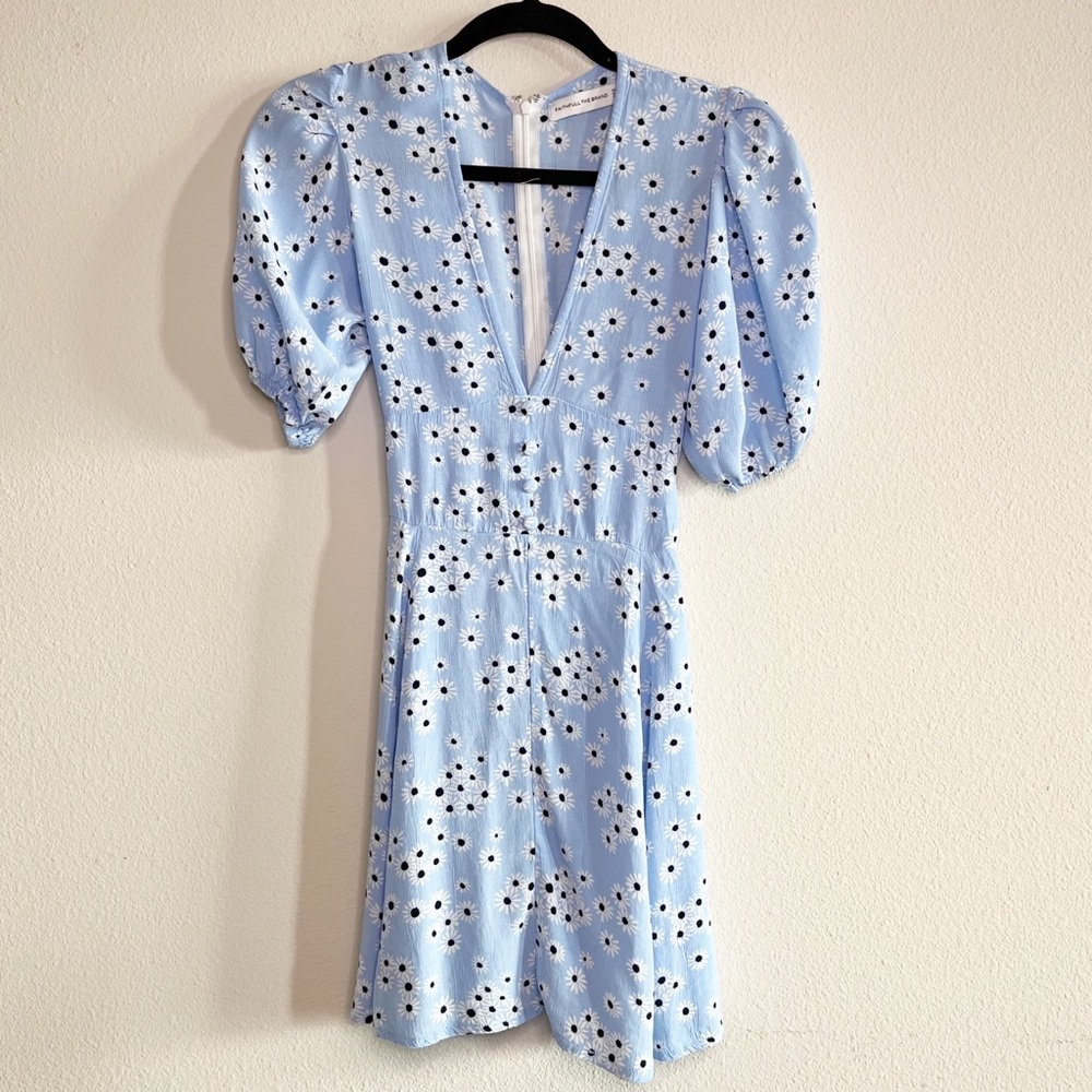 Faithfull the Brand Blue Floral Dress - Picture 4 of 9